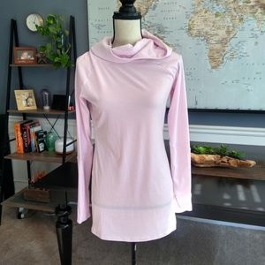 Athleta Essence Ribbed Hooded tunic length